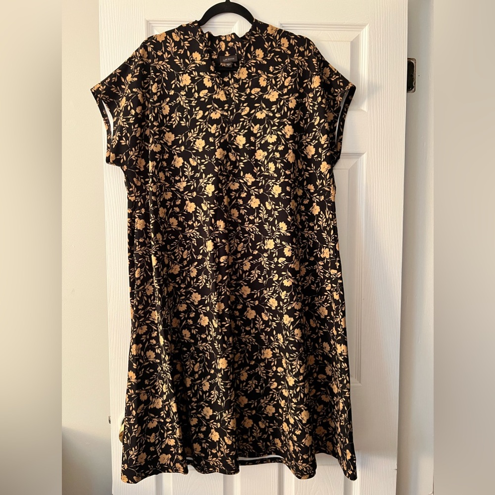 JJill Wearever Double-face Jersey fit and flare dress